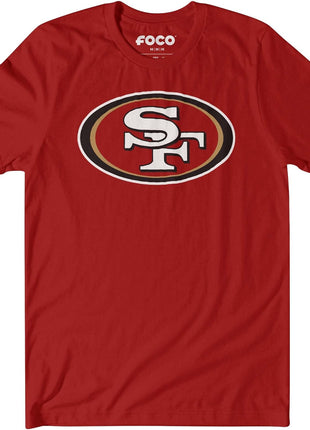 FOCO Men's NFL Team Primary Logo Team Color Short Sleeve T-Shirt