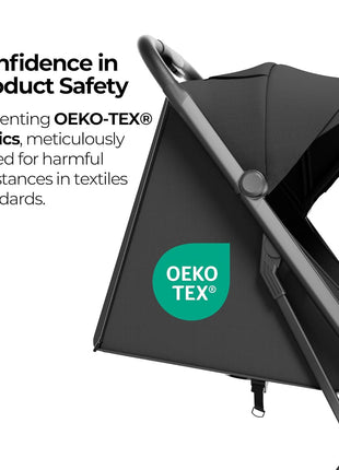 MAMA & BABY Trek Lite Umbrella Stroller - Compact Fold, Multi-Position Recline, Travel Stroller with Carry Strap, Large Storage and Cup Holder