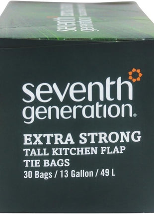 Seventh Generation, Tall Kitchen Trash Bags 13 gal, 30 count