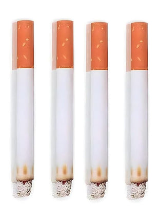 Fake Puff Cigarettes Costume Accessory - 3.25 inch, 6 Count - Durable & Realistic - Ideal For Themed Parties & Theatrical Performances