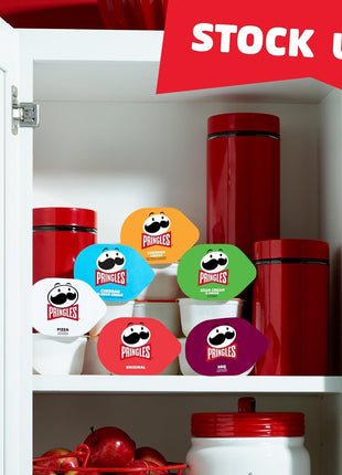 Pringles Potato Crisps Chips, Lunch Snacks, Snack Cups, Variety Pack, 19.5oz Box (27 Cups)