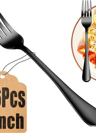 Dinner Forks,Set of 16 Top Food Grade Stainless Steel Silverware Forks,Table Forks,Flatware Forks,8 Inches,Mirror Finish & Dishwasher Safe,Use for Home,Kitchen or Restaurant
