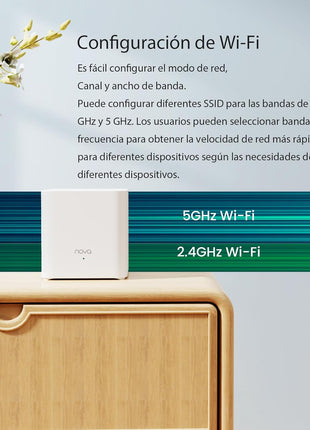 Tenda AX1500 Mesh WiFi 6 System Nova EX3 - Covers up to 3500 sq.ft - Whole Home WiFi 6 Mesh System - Gigabit Mesh Router for 80 Devices - Dual-Band Mesh Network - Replaces Wireless Router - 3-Pack