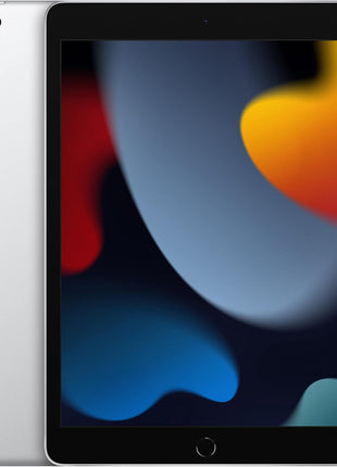 Apple iPad (9th Generation): with A13 Bionic chip, 10.2-inch Retina Display, 64GB, Wi-Fi, 12MP front/8MP Back Camera, Touch ID, All-Day Battery Life  - Silver