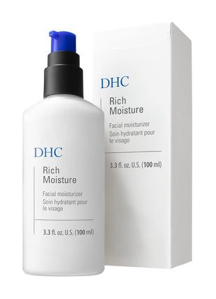 DHC Rich Moisturizer, Lightweight Facial Moisturizer for Dull Skin, 3.3 oz | Revitalizes Dull, Tired Skin, Reduces Dryness and Dehydration, Defends Against Free Radicals and Environmental Aggressors