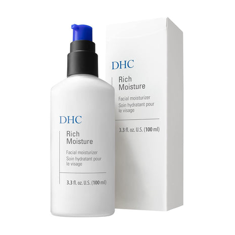 DHC Rich Moisturizer, Lightweight Facial Moisturizer for Dull Skin, 3.3 oz | Revitalizes Dull, Tired Skin, Reduces Dryness and Dehydration, Defends Against Free Radicals and Environmental Aggressors