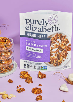 Purley Elizabeth Keto Granola Best Sellers Variety Pack, Made with Nuts and Seeds, Grain-Free, Gluten-Free, Non-GMO (3ct, 8oz Bags)