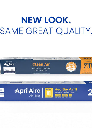 Genuine AprilAire 210 Replacement Filter for AprilAire Whole-House Air Purifiers - MERV 11, Clean Air & Dust, 20x25x4 Air Filter (Pack of 1)