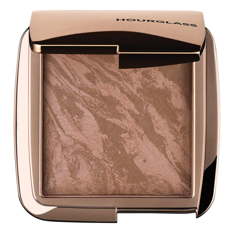 Hourglass Ambient Lighting Bronzer in Luminous Bronze Light. Highlighting Bronzer for a Natural Sun-Kissed Glow