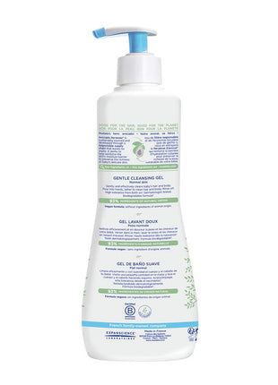 Mustela Gentle Cleansing Gel - Baby Wash for Delicate Skin and Hair - Newborn-Safe Cleanser - Made with with Natural Avocado Perseose - 1 or 2-Pack - Various Sizes