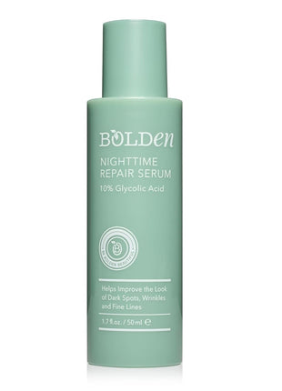 Bolden Nighttime Repair Serum | Facial Serum for Dark Spots and Discoloration | Ideal for Acne-Prone & Melanin-Rich Skin | 1.7 Fl Oz