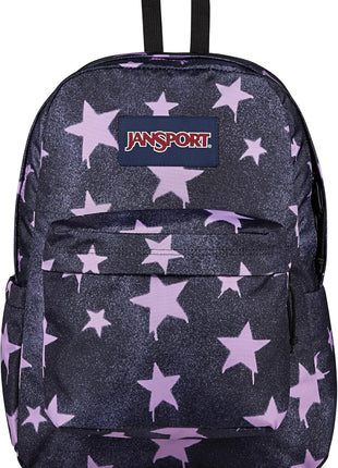JanSport SuperBreak Plus Backpack with Padded 15-inch Laptop Sleeve and Integrated Bottle Pocket - Spacious and Durable Daypack for Work and Travel - Black