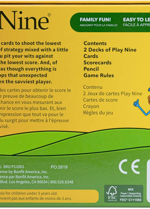 Play Nine The Card Game of Golf, Ages 8 and Up, Couples Date Night Gift, Game Night Favorite, 15 Min Gameplay, Family Friendly Card Game for Kids, Teens & Adults, Great Golf Gift