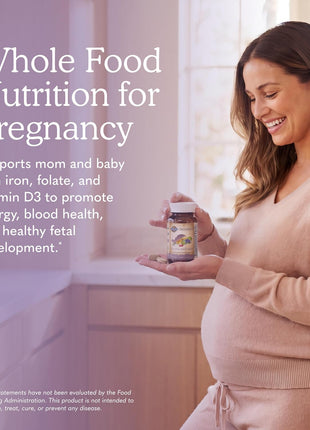 Garden of Life Organics Prenatal Once Daily with Folate, Vitamin C, B6, B12 & D3 – Prenatal Vitamins for Women with Energy Metabolism Support for Healthy Fetal Development, Non-GMO, Vegan, 30 Tablets