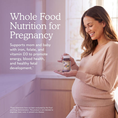 Garden of Life Organics Prenatal Once Daily with Folate, Vitamin C, B6, B12 & D3 – Prenatal Vitamins for Women with Energy Metabolism Support for Healthy Fetal Development, Non-GMO, Vegan, 30 Tablets