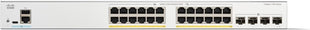Cisco Catalyst 1300-24P-4X Managed Switch, 24 Port GE, PoE, 4x10GE SFP+, Limited Lifetime Protection (C1300-24P-4X)