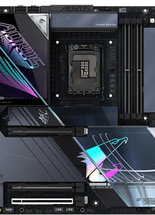 GIGABYTE Z890 AORUS Master AI TOP Intel Core Ultra (Series 2) LGA 1851 Motherboard, E-ATX, DDR5, 4X M.2, PCIe 5.0, Thunderbolt 4, WIFI7, 10GbE LAN, EZ-Latch