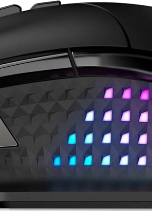 msi Versa PRO W Gaming Mouse, 26000 DPI, 70M+ Clicks, OMRON Optical Micro Switch, Optical Sensor, Ergonomic Ambitextrous Hand Design, RGB Light