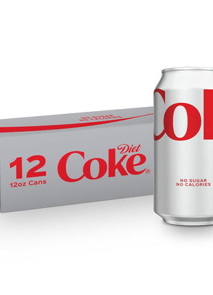 Diet Coke, 12 fl oz, 12 Pack (Package May Vary)