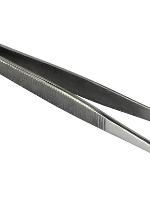 HTS 170C0 4.75 inch Curved Stainless Steel Stamp Tweezers