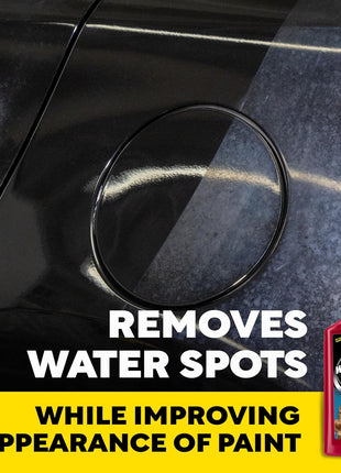 Meguiar's Water Spot Remover, Heavy Duty Water Spot Remover for Cars, Remove Water Stains and Polish Glossy Paint with a Versatile Clear Coat Safe Formula, 16 oz