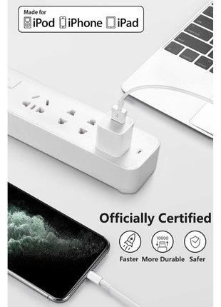 4Pack [Apple MFi Certified] Charger Lightning to USB Charging Cable 6FT Cord Compatible iPhone 14/13/12/11 Pro/11/XS MAX/XR/8/7/6s Plus,iPad Pro/Air/Mini,iPod Touch