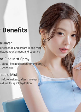 Dr.Althea 345 Relief Cream Mist | Hydrating Facial Mist with Rice Extract | Soothing Care for Sensitive Skin | Vegan Korean Skincare, 3.38 Fl Oz