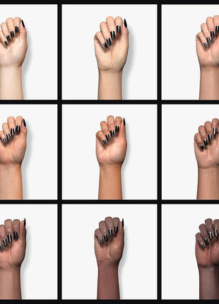 Sally Hansen Hard as Nails, Black Heart, Long Lasting, Chip Resistant, Opaque, Shiny Black Nail Polish
