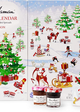 Bonne Maman 2025 Limited Run Edition Advent Calendar, 24 Mini Spreads