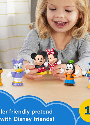 Fisher-Price Little People Disney Mickey & Friends Figure Pack | 6-Piece Character Set, Pretend Play, Toddlers & Kids Ages 18+ Months