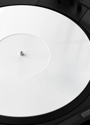 Turntable Mat Record Platter Slipmat: Acrylic Record Player Platter Vinyl Slip Mats for Turntables Antistatic Tighter & Defined Bass, White