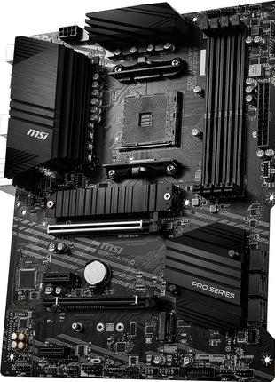MSI B550-A PRO ProSeries Motherboard (AMD Ryzen 5000, AM4, DDR4, PCIe 4.0, SATA 6Gb/s, M.2, USB 3.2 Gen 2, HDMI/DP, ATX)