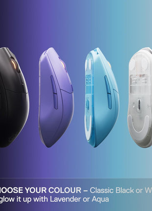 SteelSeries Rival 3 Wireless Gen 2 Gaming Mouse 鈥?2.4GHz and Bluetooth 鈥?18000 DPI TrueMove Air Optical Sensor 鈥?60 Million Click Durability 鈥?Light-Weight 鈥?100% PTFE Feet 鈥?White