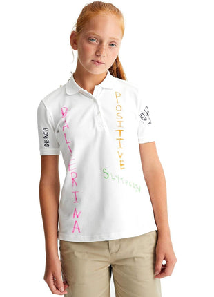 French Toast Girls' Long Sleeve Woven Shirt with Peter Pan Collar