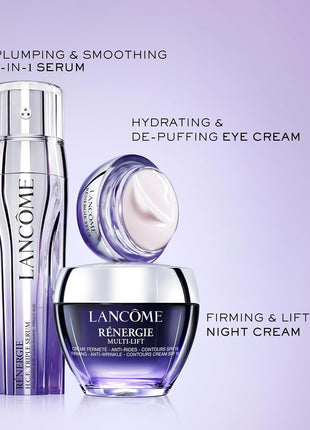 Lancôme Rénergie Lift Multi-Action Anti-Aging Night Cream - Anti-Aging Face Cream, Lifting, Hydrating & Firming Moisturizer, with Hyaluronic Acid