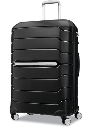 Samsonite Freeform Hardside Carry-On Luggage with Spinner Wheels - Hardshell Suitcase - TSA, Airline-Approved - Expandable Hard Shell, Smooth Rolling Wheels for Lightweight Travel – Black