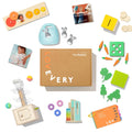 LOVEVERY, The Babbler Play Kit with Bonus Book 'Where is Crew's Shoe', Birthday Play Kit, Montessori Toddler Toy (Best Birthday Gift for 1 Year Old)