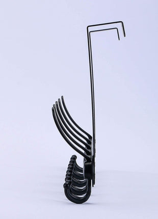 Over The Door Hooks,Coat Rack for Hanging Clothes Hat Towel (Heavy Duty Black 1pcs) ...
