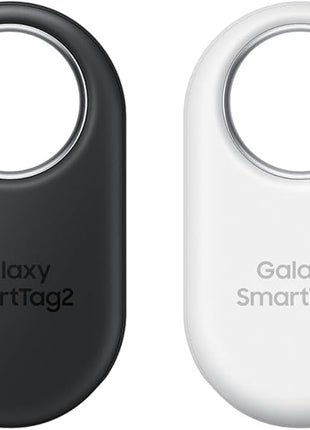 Samsung SmartTag2 (2023) Bluetooth + UWB, IP67 Water and Dust Resistant, Findable via App, 1.5 Year Battery Life (4-Pack) - Black/White (Global Edition, No US Warranty)