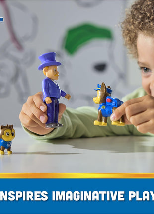 Paw Patrol Chase, Mayor Humdinger & Cat Chase Collectible Figure Pack | 3 Collectible Action Figures, Chase Figure, Mayor Humdinger & Cat Chase Figures, Kids Toys for Boys & Girls Ages 3+