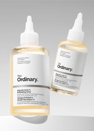 The Ordinary Glycolic Acid 7% Exfoliating Toner, Brightening and Smoothing Daily Toner for More Even-Looking Skin Tone, 8.1 Fl Oz