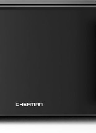 Chefman Countertop Microwave Oven 1.1 Cu. Ft., 1000 Watts with 10 Power Levels, 6 Cooking Presets with One-Touch Express Cook, Eco Mode, Child Safety Lock, & Mute Button - Black