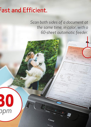 Canon imageFORMULA DR-C230 Office Document Scanner, 9.1" x 10" x 11.5"