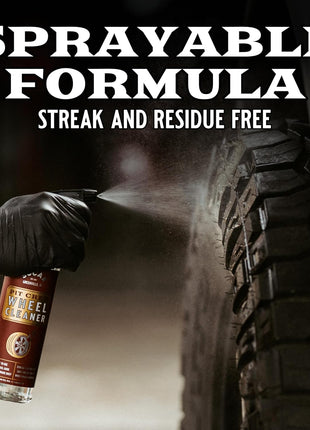 SOCAR Pit Crew Wheel Cleaner - 16 fl oz Removes Brake Dust, Road Dirt, Grime. Professional Strength Powerful Formula. Safe for Aluminum, Chrome, Alloy Wheels, Brake Components