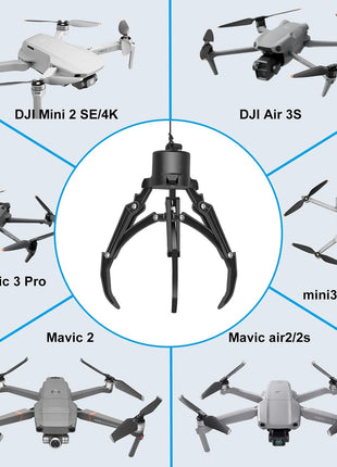 Drone Grasping & Airdrop System - Mantis Mechanical Claw Hook Grabber with Payload Release Compatible with Dji Mavic 3 Classic/Pro/Air 3S/2S/Mini 4 Pro/3/2 SE, Intelligent Transport Delivery Kit for Rescue, Fishing, Fixed-Point Drop Accessories