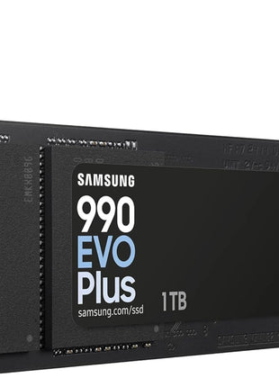 Samsung 990 EVO Plus SSD 1TB, PCIe Gen 4x4, Gen 5x2 M.2 2280, Speeds Up-to 7,150 MB/s, Upgrade Storage for PC/Laptops, HMB Technology and Intelligent Turbowrite 2.0, (MZ-V9S1T0B/AM)