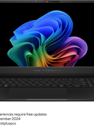 ASUS Vivobook S 15 15.6 inch 3K OLED Laptop, Copilot+ PC, AMD RyzenTM AI 9 HX 370, 32GB RAM, 1TB SSD, Windows 11 Home, Neutral Black, M5506WA-DS96