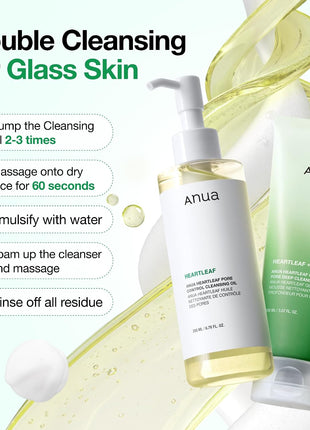ANUA Double Cleansing Duo for Facial Cleansing