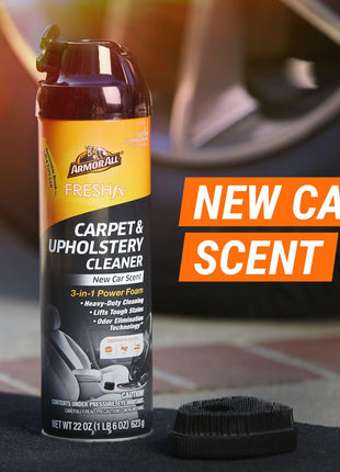 Armor All Carpet and Upholstery Cleaner Spray , Car Upholstery Cleaner for Tough Stains, 22 Fl Oz, 1 Count (Pack of 1)