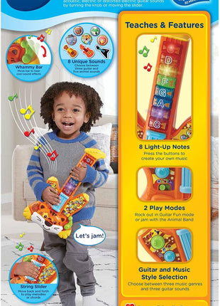 VTech Zoo Jamz Tiger Rock Guitar, Orange